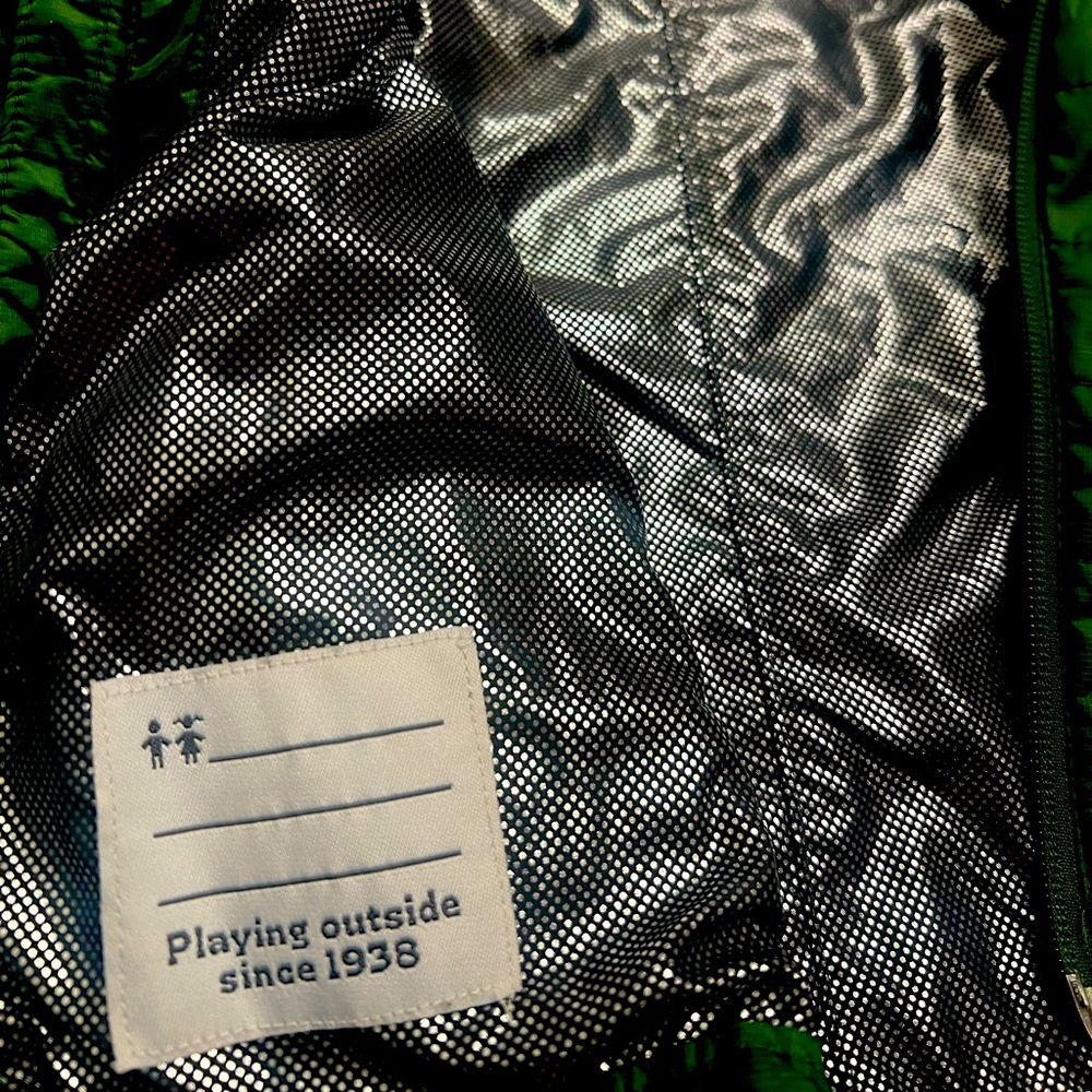 EUC Columbia Omni Heat Puffer Jacket Kids XXS Size 4/5 Green - Picture 5 of 5